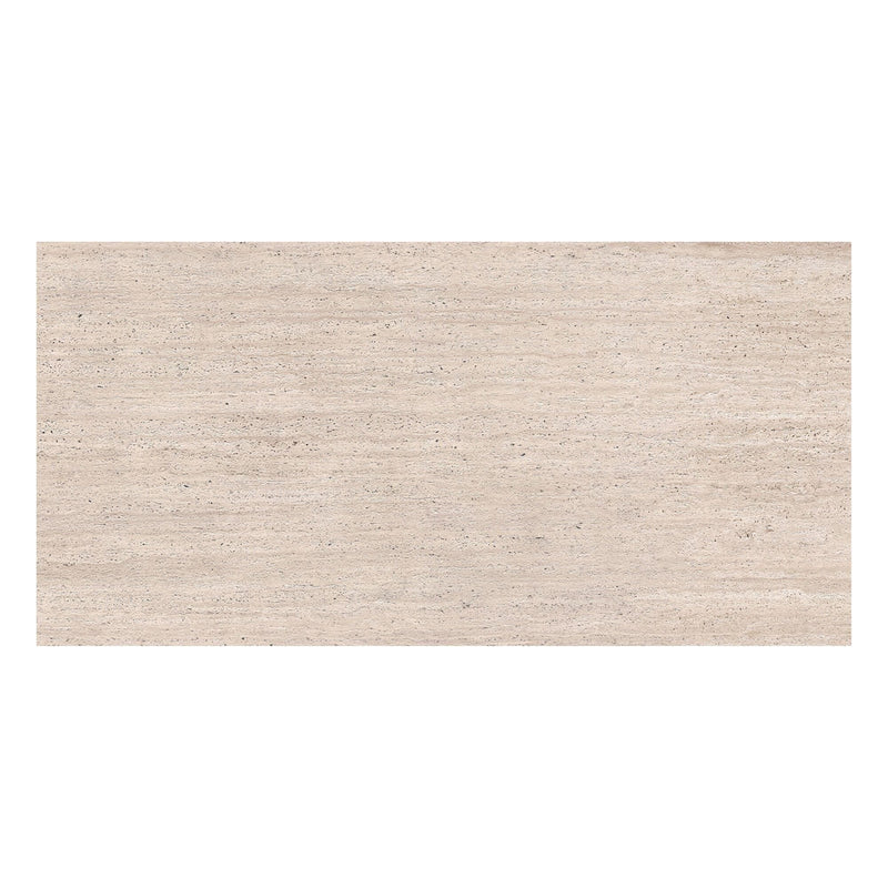 Beige stone effect tile on a white background
