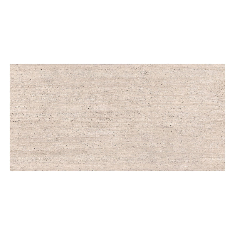 Beige stone effect tile on a white background
