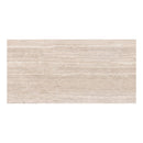 Beige stone effect tile on a white background