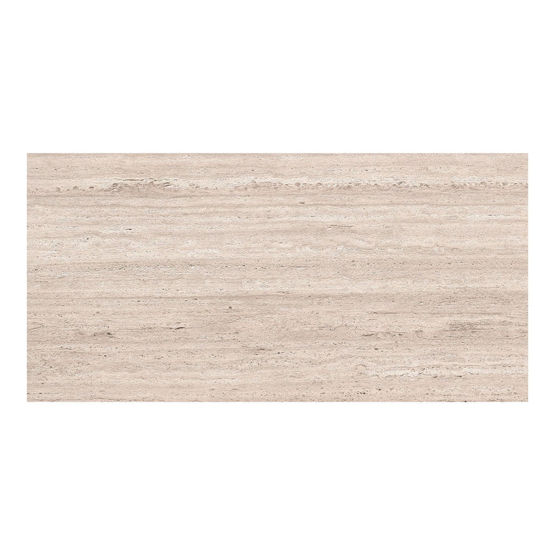Beige stone effect tile on a white background