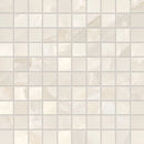 Marble effect square mosaic tile.