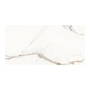 Marble-patterned tile with white and beige colors on a white background