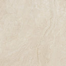 Beige travertine effect porcelain tile.