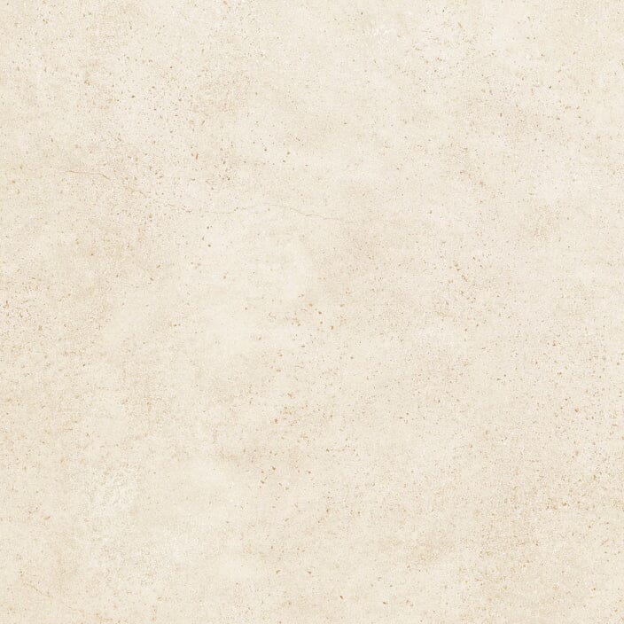 Square beige concrete effect tile