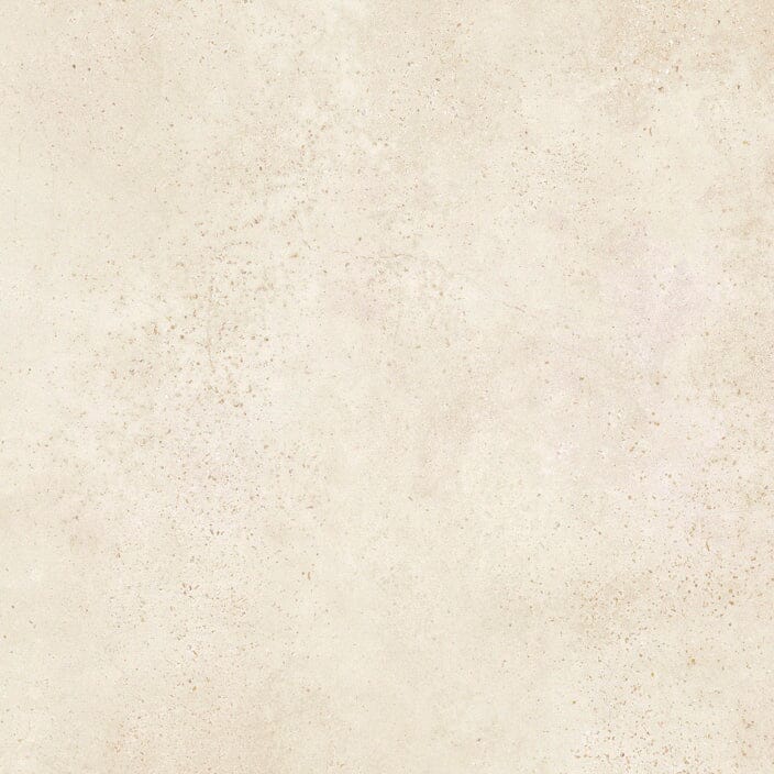 Square beige concrete effect tile