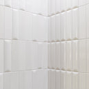 Vibes Peak Glossy Niveo 6.2x25 Tile Sartoria By Terratinta 