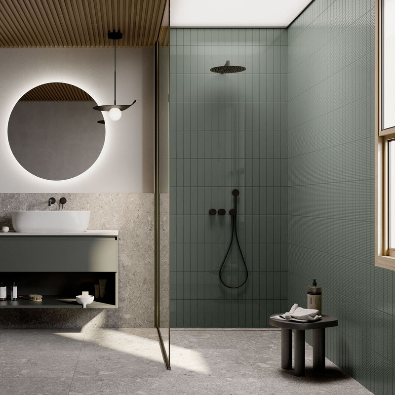 Vibes Punch Glossy Pino 6.2x25 Tile Sartoria By Terratinta 