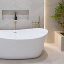 VOS 2 Outlet Shower Valve & Handset - Brushed Brass Shower Parts JTP 