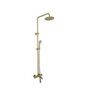 VOS Thermostatic Shower Riser Kit - Brushed Brass Showers JTP 