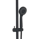 VOS Thermostatic Shower Riser Kit - Matt Black Showers JTP 