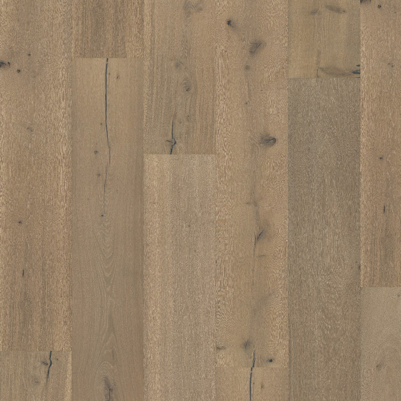 Aerial view of light oak wooden floor Royal Oak Chillon.