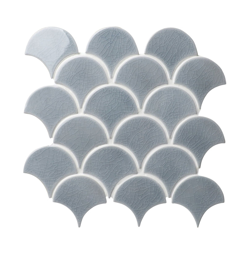 Atlantis Scallop Grey Mosaic 29.3 x 27.4 Box Ca'Pietra 