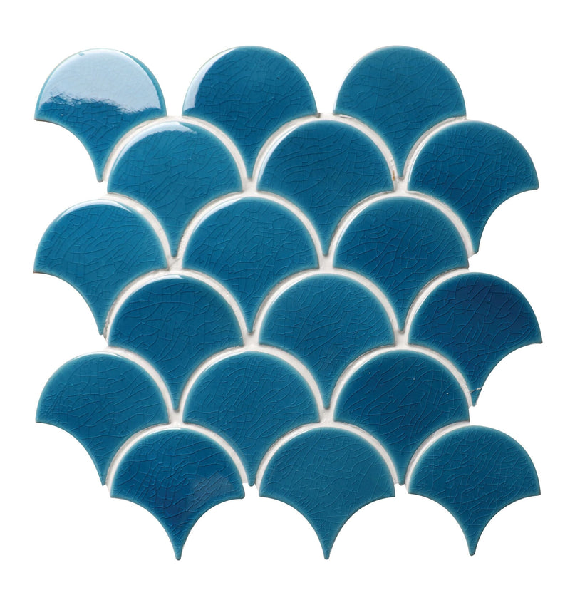 Atlantis Scallop Ultramarine Mosaic 29.3 x 27.4 Box Ca'Pietra 