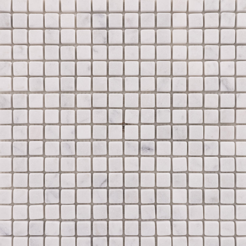 Bianco Carrara Tumbled Tile TileStyle 