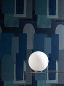 Scenari Blue Shapes patterned tile sartoria by terratinta