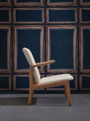 Scenari Boiserie patterned blue tile sartoria by terratinta
