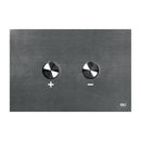 Brushed Black Flush Plate Toilets & Bidets JTP 