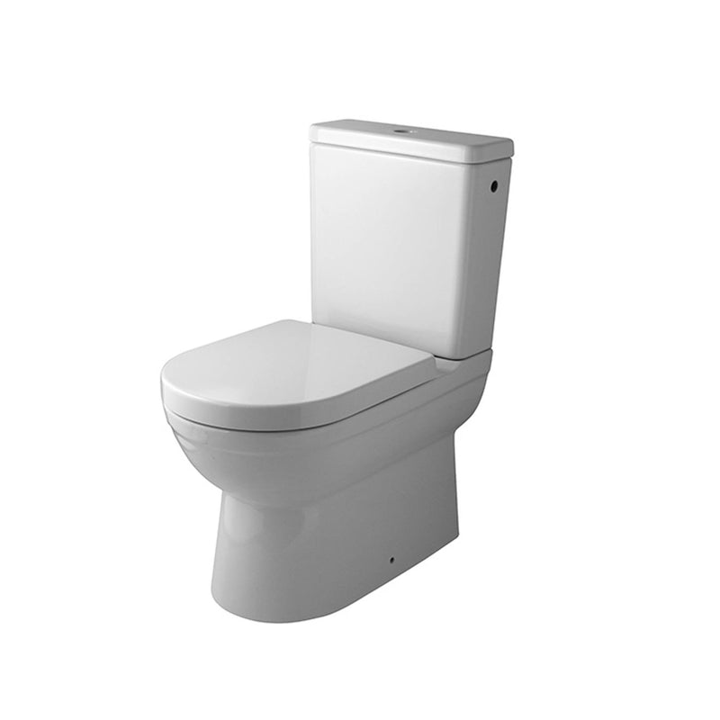 C/C adjustable outlet pan set with bottom left-hand side inlet cistern white Standard Noken 