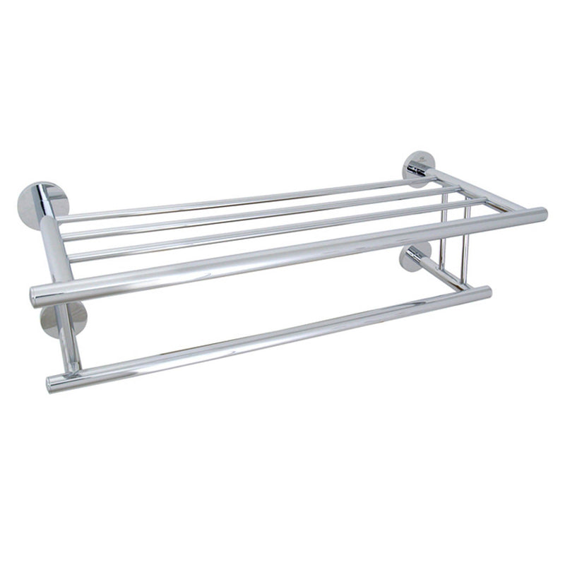 Clean towel rail with extra hanging rail chrome Standard Noken 