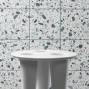 Confetti Bianco Petrolio Tile Quintessenza