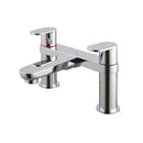 Deckmounted 2 hole bath filler chrome Standard Noken 