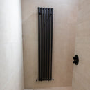 ESSENCE C Single Panel Radiator 350x1800mm - Black Towel Warmers & Radiators Noken by Porcelanosa 