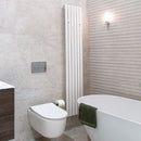 ESSENCE C Single Panel Radiator 350x1800mm - White Towel Warmers & Radiators Noken by Porcelanosa 
