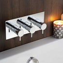 FLORENCE Vertical 3 Outlet Shower Valve - Chrome Shower Valves JTP 