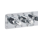 GROSVENOR CROSS Concealed Thermo 2-Way Shower - Chrome Showers JTP 