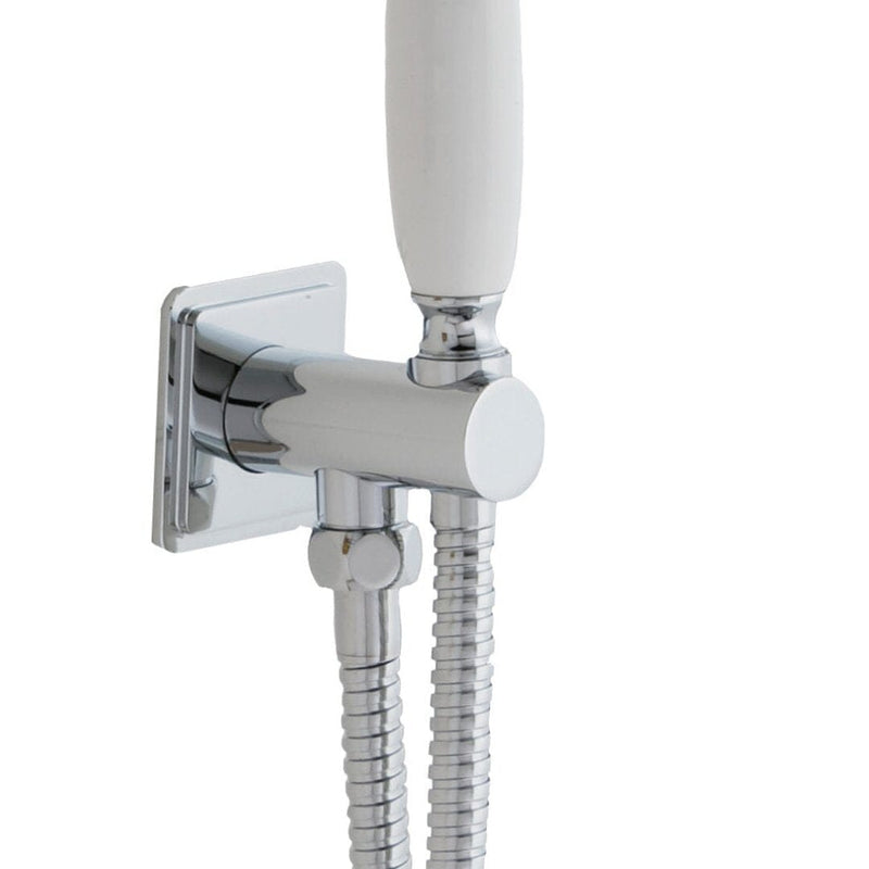 GROSVENOR Shower Outlet Elbow & Hand Shower - Chrome Hand Showers JTP 