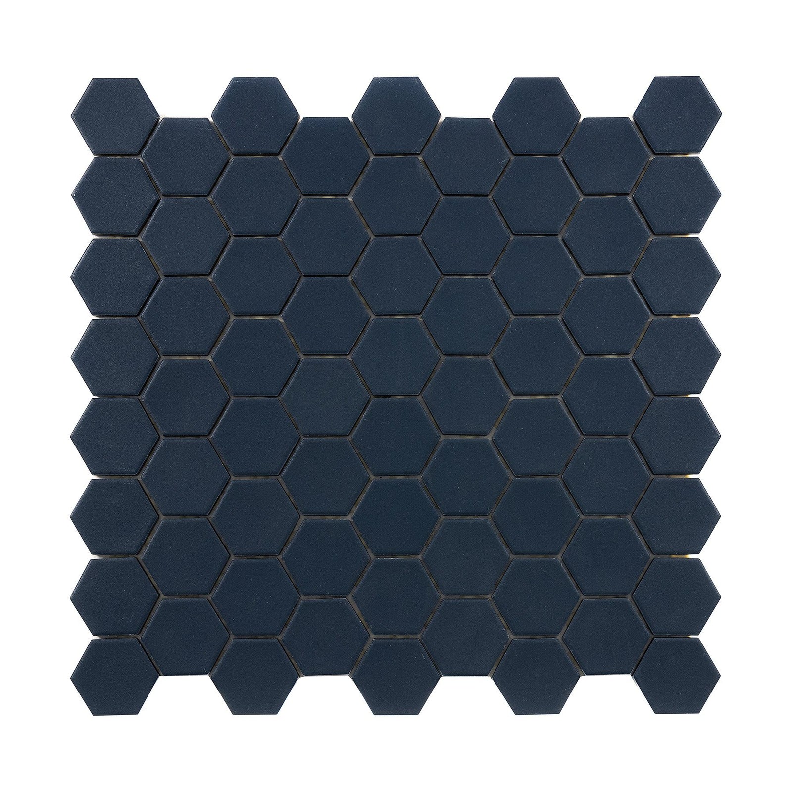 Buy 31.6cm x 31.6cm Hexa Deep Navy Mosaic 31.6x31.6 Tile Online Today