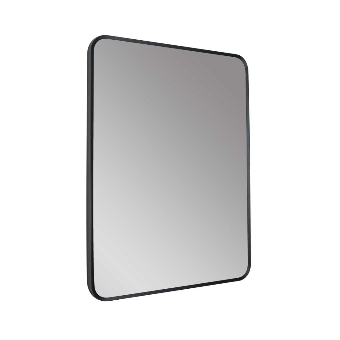 Buy HIX 60x80cm Mirror - Matt Black Bathroom Mirrors Online Today