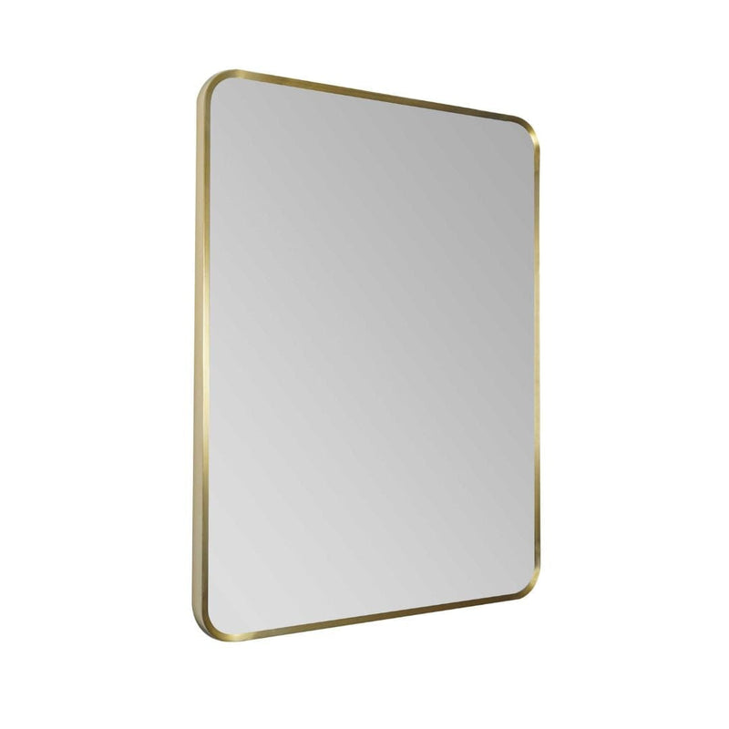 HIX Mirror 60x80cm - Brushed Brass Bathroom Mirrors JTP 