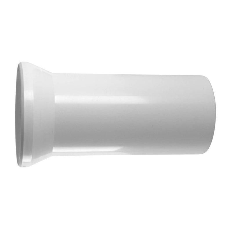 Horizontal waste pipe 250x110mm for dual outlet or P-trap WC pans white Standard Noken 