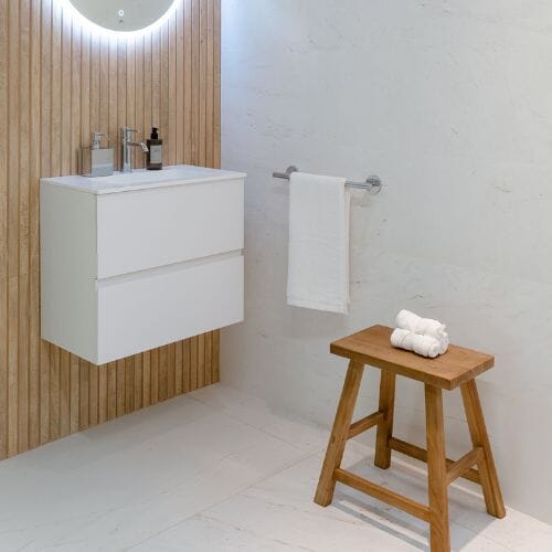 HOTELS Towel Rail 45cm - Chrome Bathroom Accessories Noken by Porcelanosa 