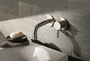 Inox 2 Hole Wall Mounted Single Lever Basin Mixer , Hp 1 Standard TileStyle 