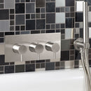 INOX Concealed Thermostatic 3-Way Shower Valve - Chrome Shower Valves JTP 