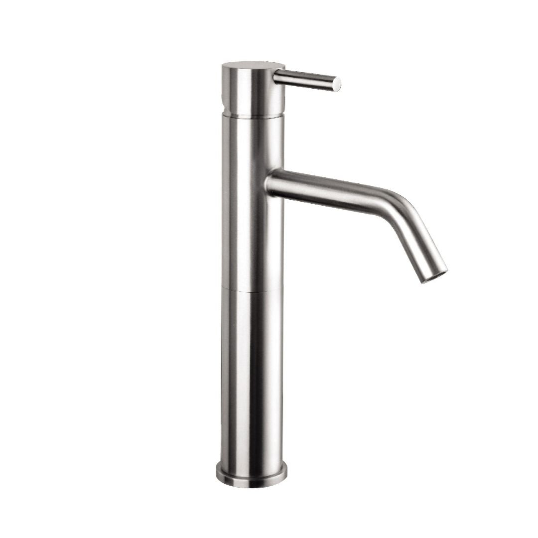 Buy INOX High Spout Single Lever Basin Mixer Stainless Steel Taps