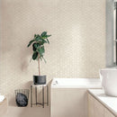 Leccese Perla Hexagon Mosaic Tile Terratinta 