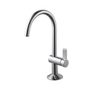 LUXE - Single lever basin mixer 3/8â. Ã25 mm ceramic cartridge. Length of hoses 380 mm. Without pop-up waste set 1 1/4â. âPlusâ aerator. Flow rate 5 l/min. at 3 bar. chrome Standard Noken 
