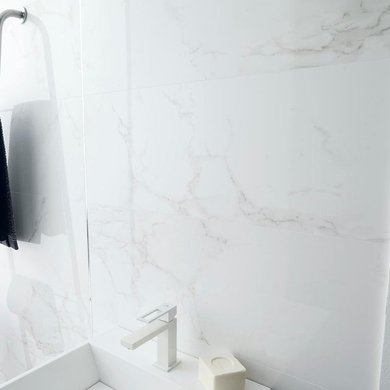 Marmol Carrara Blanco 33.3x100 Tile Porcelanosa 100cm x 33.3cm 