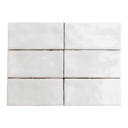 Memorie Bianco Antico Glossy Tile Sartoria By Terratinta 