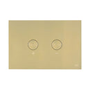 Metal Pneumatic Flush Plate - Brushed Brass Flush Plates JTP 