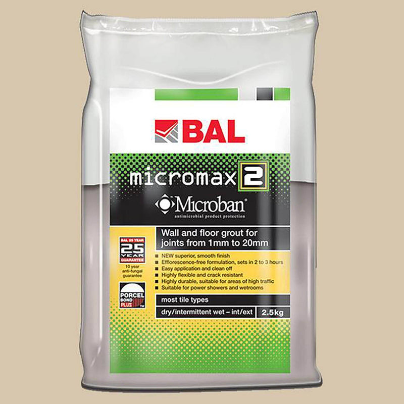 Micromax "2" Hazel Grout 2.5kg Grouts Ardex Building Products Limited 