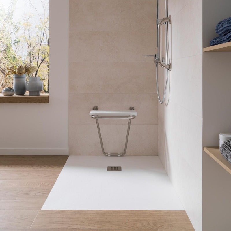 MINERAL STONE Shower Tray 120x90cm - White Shower Trays Noken by Porcelanosa 
