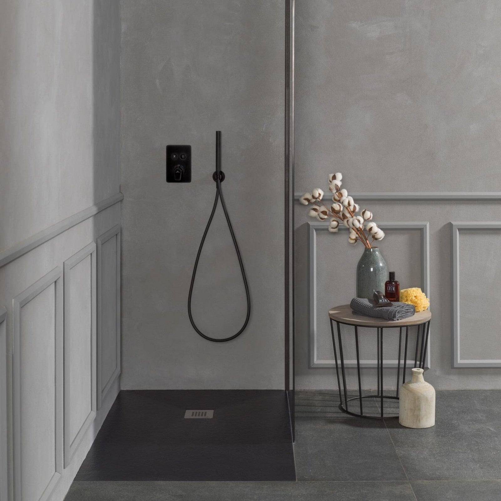 Buy MINIMAL Single Function Hand Shower - Matt Black Shower Parts ...