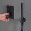 MINIMAL Single Function Hand Shower - Black Shower Parts Noken by Porcelanosa 