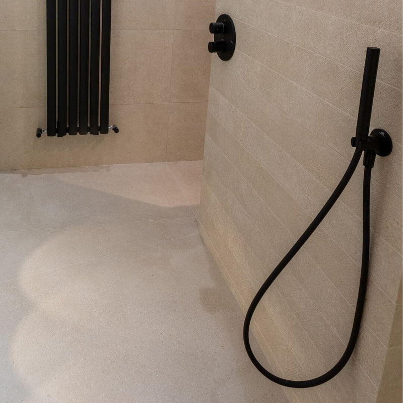 MINIMAL Single Function Hand Shower - Black Showers Noken by Porcelanosa 
