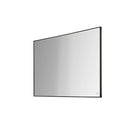 Mirror 80x60 cm with aluminium black frame, perimetral light and demister, controled by proximity sensor. black Standard Noken 