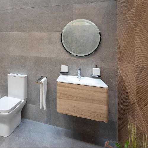 Noa Tanzania Almond 59.6x59.6 - Left Tile Porcelanosa 